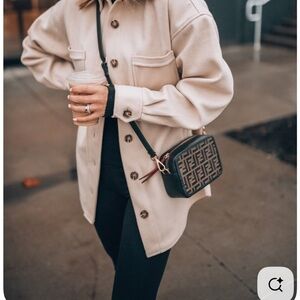 Old Navy Cream Women's Shacket